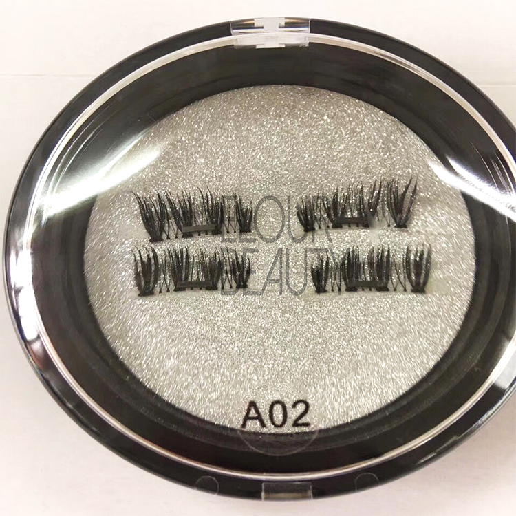 The newest private label 3D invisible magnetic lashes  EJ54